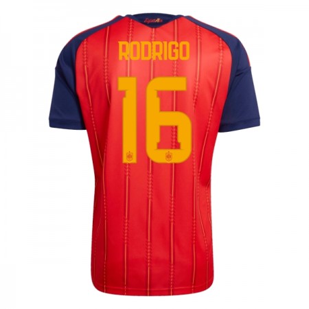Jalkapallo Pelipaidat/Peliasut Espanja Rodrigo 16 Kotipelipaita Mm-Kisat 2026